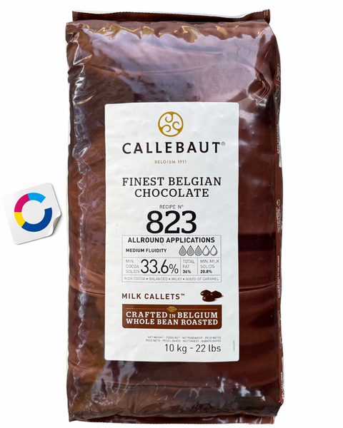 Молочний шоколад №823 33.6%, Callebaut, 500 г (на вагу) 19023 фото