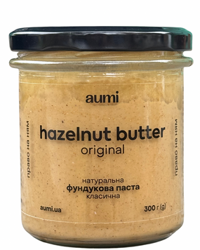 Фундучна паста класична з ліщини, Aumi, 300 г 16558 фото