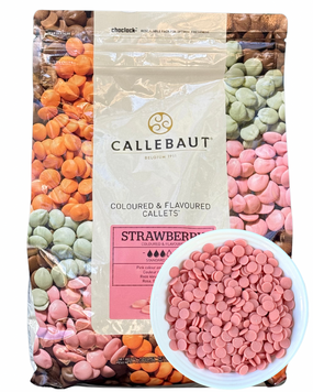 Шоколад зі смаком полуниці, Callebaut, 30%, 1 кг на вагу 15132 фото