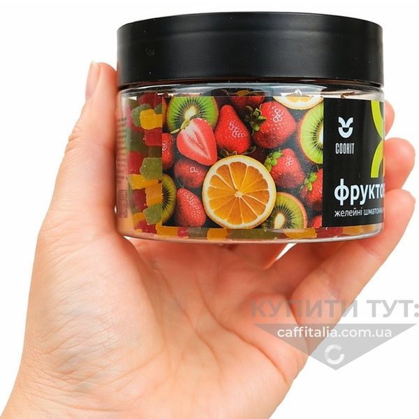 Желейні шматочки "Фруктовий мікс", Cookit, 140 грам 21208 фото