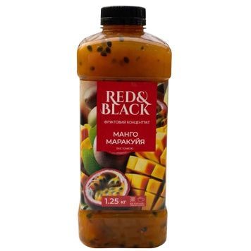 Фруктовий концентрат Red&Black Манго-Маракуйя з кісточкою, 1250 г 21299 фото