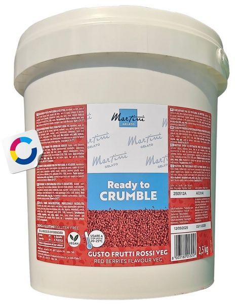 Крамбл Ред Берріз (Crumble Red Berries Flavour), Master Martini, 2,5 кг 20277 фото